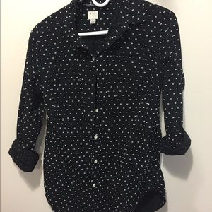 Black button up from Target